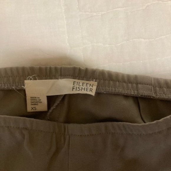 EILEEN FISHER | Organic Cotton Blend Cropped Ankle Pants - Picture 2 of 2